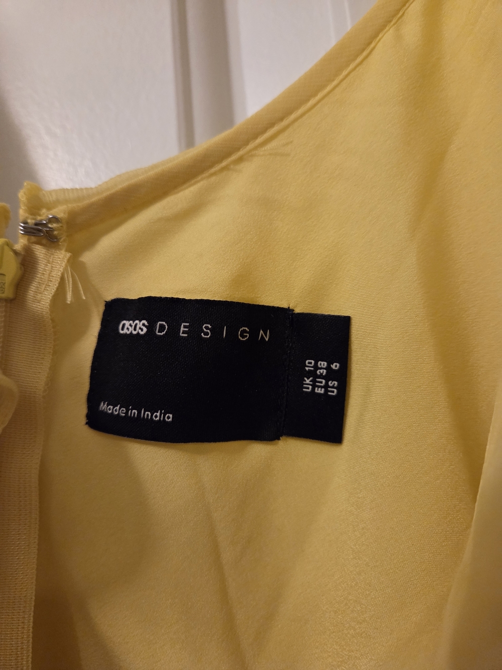 ASOS Yellow Ruffle Maxi Dress - Picture 3 of 3